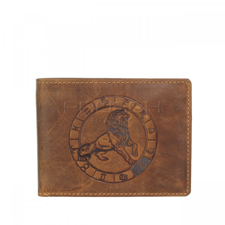 Kožená peněženka Greenburry znamení lev 1705-Löwe