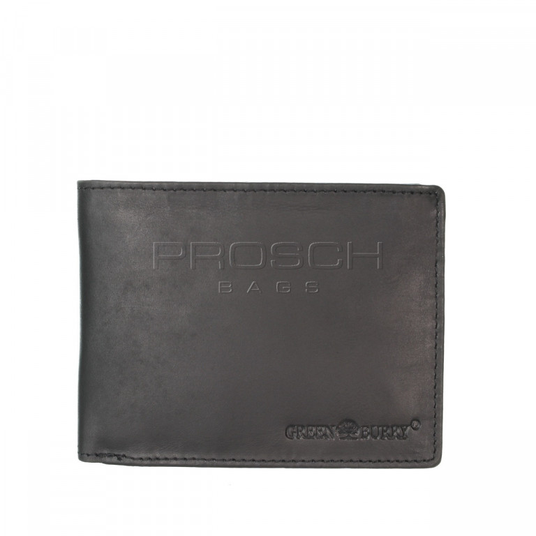 Kožená peněženka Greenburry 1705-RFID-20 černá