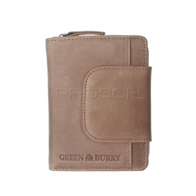 Dámská kožená peněženka Greenburry 8512-15 taupe