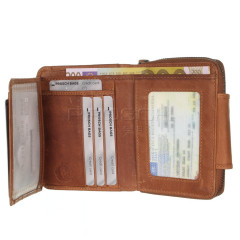 Dámská kožená peněženka Greenburry 8512-24 camel č.6