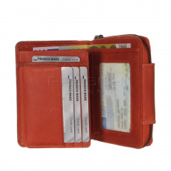 Dámská kožená peněženka Greenburry 8512-26 tomato č.5