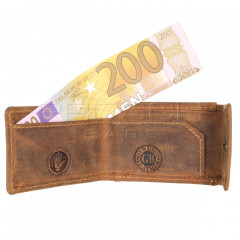 Kožená peněženka mini Greenburry 1681-25 hnědá č.7
