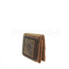 Kožená mini peněženka Greenburry 1682-A-E-25 hnědá č.4