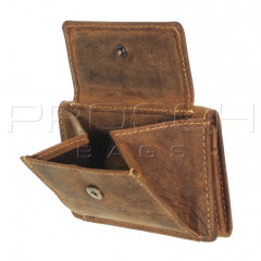 Kožená mini peněženka Greenburry 1682-A-E-25 hnědá č.9