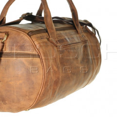 Cestovní kožená taška Greenburry 1657-25 Brown č.11