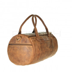 Cestovní kožená taška Greenburry 1657-25 Brown č.6