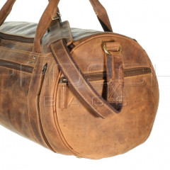 Cestovní kožená taška Greenburry 1657-25 Brown č.10