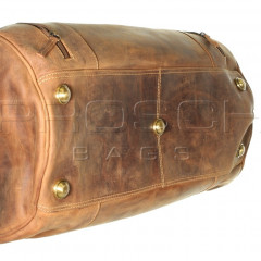 Cestovní kožená taška Greenburry 1657-25 Brown č.12