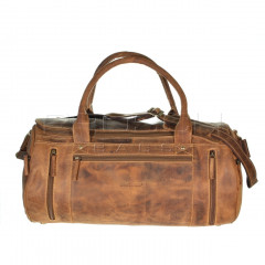 Cestovní kožená taška Greenburry 1657-25 Brown č.1