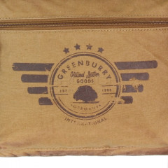 Plátěný batoh na notebook Greenburry 5911-24 camel č.12