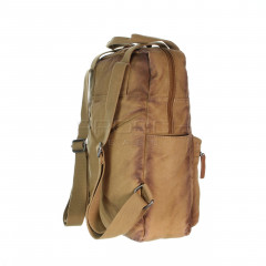 Plátěný batoh na notebook Greenburry 5911-24 camel č.2