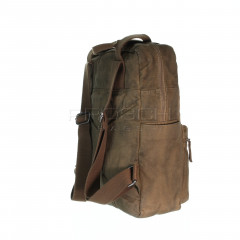 Plátěný batoh na notebook Greenburry 5911-30 khaki č.4