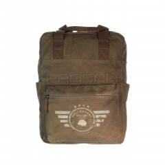 Plátěný batoh na notebook Greenburry 5911-30 khaki č.1