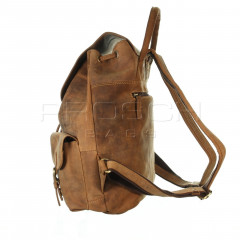 Kožený batoh Greenburry 1711-Stag-3 hnědý č.3