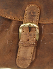 Kožený batoh Greenburry 1711-Stag-3 hnědý č.15