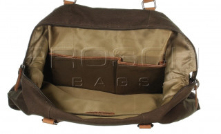 Vintage konopná cestovní taška 5920-30 zelená č.11