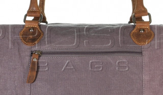 Vintage konopná cestovní taška 5920-29 šedá č.8