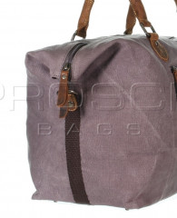 Vintage konopná cestovní taška 5920-29 šedá č.6