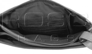 Malá kožená kabelka Greenburry 2950-20 Black č.11