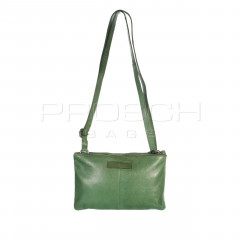 Malá kožená kabelka Greenburry 2950-35 Green č.1