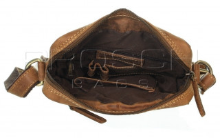 Kožená taška Greenburry 1663-25 hnědá č.9