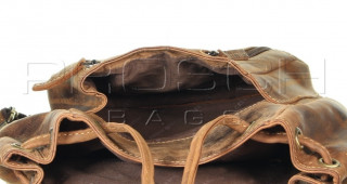 Kožený batůžek Greenburry 1605-25 hnědý č.13