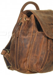 Kožený batůžek Greenburry 1605-25 hnědý č.6