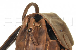 Kožený batůžek Greenburry 1605-25 hnědý č.7
