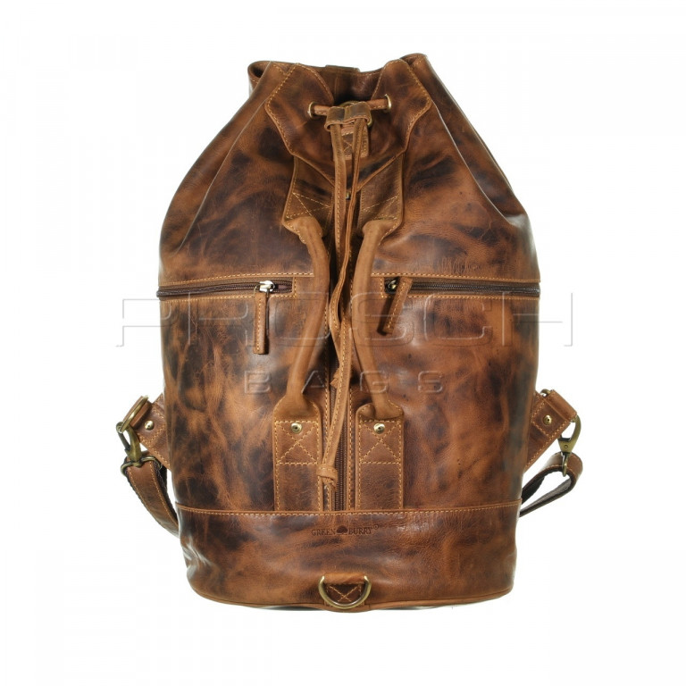 Kožený batoh/sportovní taška Greenburry 1570-25