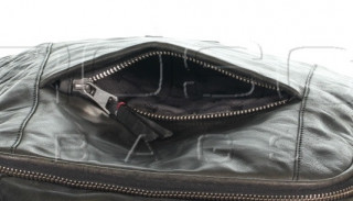 Kožený batoh LERROS 57W2069-290 Black č.10