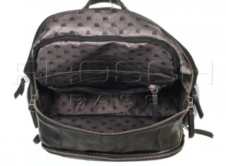 Kožený batoh LERROS 57W2069-290 Black č.13