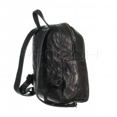 Kožený batoh LERROS 57W2069-290 Black č.4