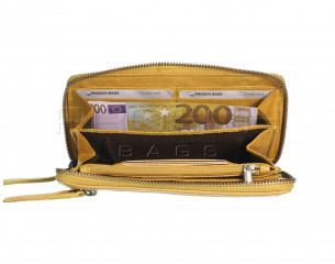 Kožená peněženka na zip dlouhá Greenburry 2906-45 č.10
