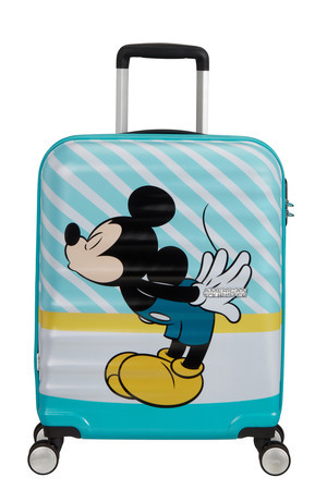 Dětský kabinový kuf Wave. Disney Mickey Blue Kiss