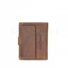 Kožená peněženka na karty Greenburry 1686-25 Brown č.3