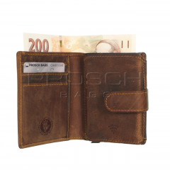 Kožená peněženka na karty Greenburry 1686-25 Brown č.7