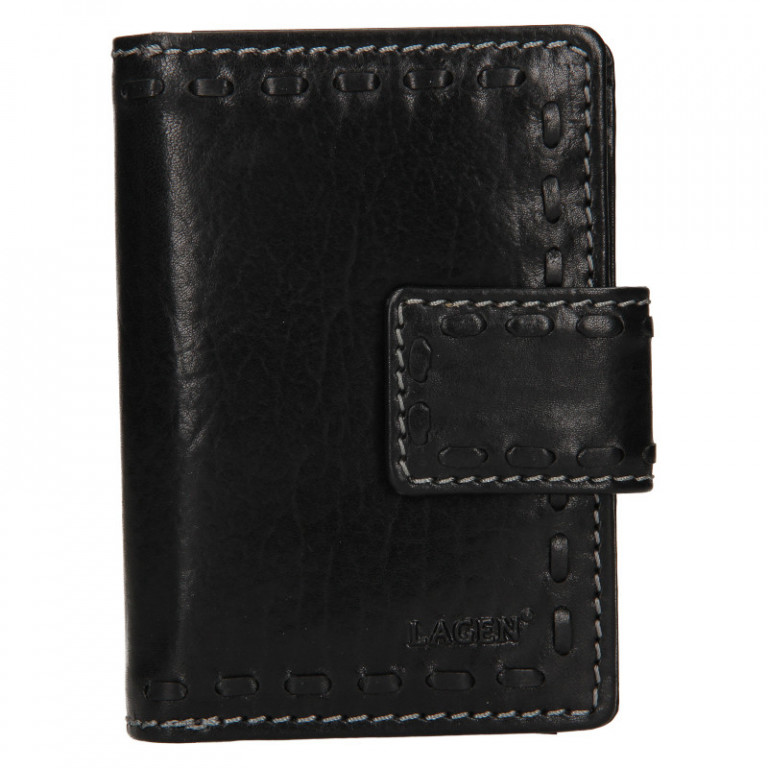 Dámská kožená peněženka LAGEN 3534/T černá