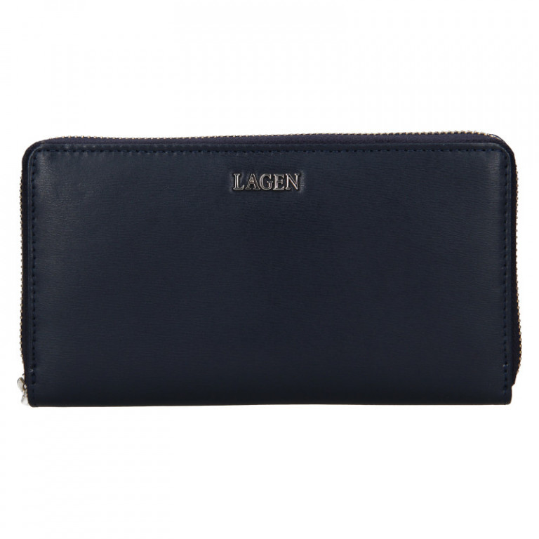 Dámská kožená peněženka LAGEN 50353 modrá