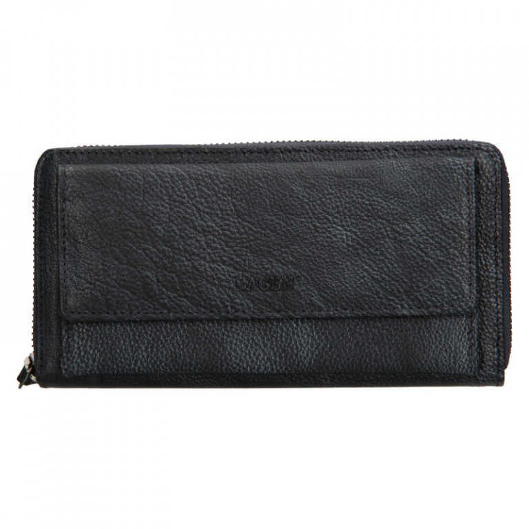 Dámská kožená peněženka LAGEN 786-017/R modrošedá