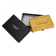 Dámská kožená peněženka LAGEN 931/D D.Yellow č.6