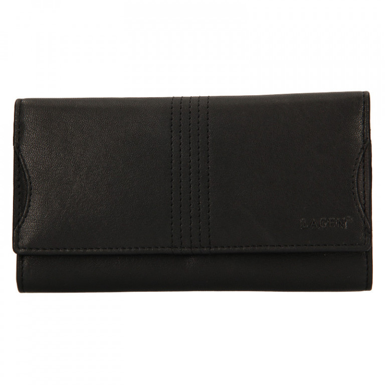 Dámská kožená peněženka LAGEN BLC/4735/220 černá