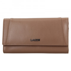 Dámská kožená peněženka Lagen dlouhá BLC5064 Taupe č.1