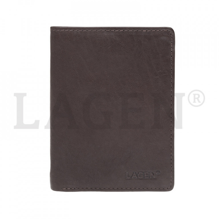 Pánská kožená peněženka LAGEN 2103 E hnědá