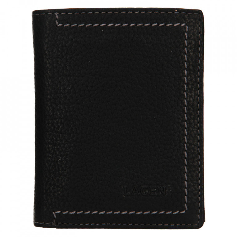 Pánská kožená peněženka Lagen BLC/4694/220 černá