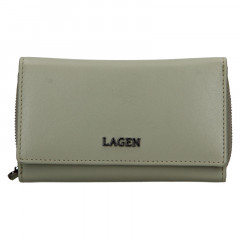 Dámská kožená peněženka Lagen BLC/5303/222 zelená č.1