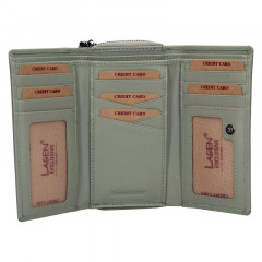 Dámská kožená peněženka Lagen BLC/5303/222 zelená č.4