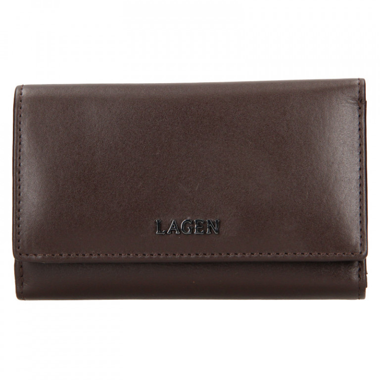 Dámská kožená peněženka Lagen BLC/5304/222 hnědá