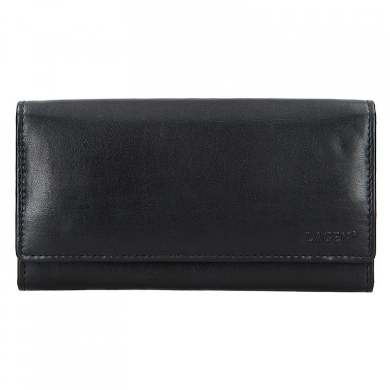 Dámská kožená peněženka LAGEN V-40 černá