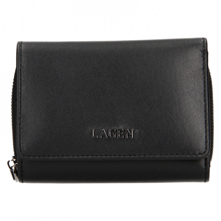 Dámská kožená peněženka Lagen BLC/5314/222 černá