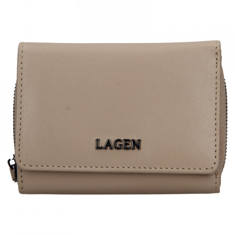 Dámská kožená peněženka Lagen BLC/5314/222 cream